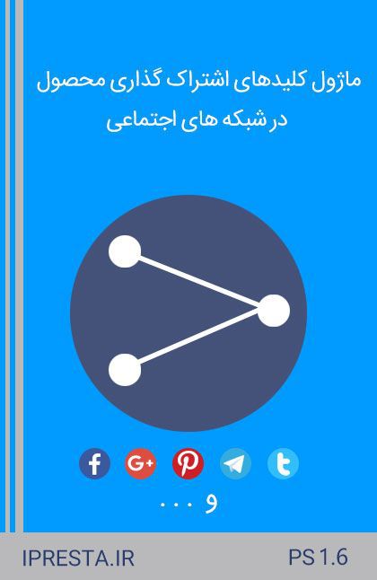 ماژول اشتراک گذاری محصول در شبکه های اجتماعی ماژول اشتراک گذاری محصول در شبکه های اجتماعی